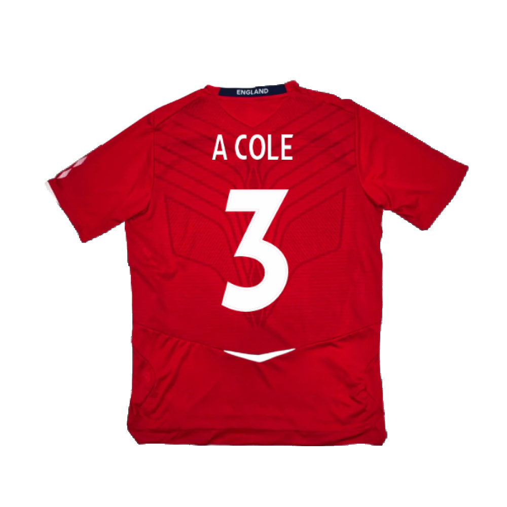 England 2008-10 Away Shirt (XL) (Very Good) (A COLE 3)_1
