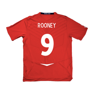 England 2008-10 Away Shirt ((Good) L) (ROONEY 9)_2