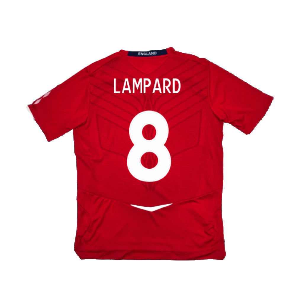 England 2008-10 Away Shirt (L) (Excellent) (LAMPARD 8)_1