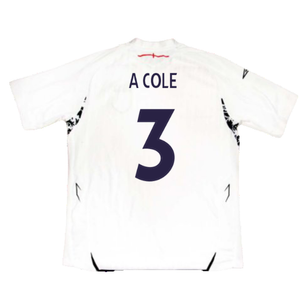 England 2007-09 Home Shirt (Very Good) (A COLE 3)_1