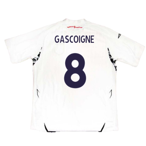 England 2007-09 Home Shirt (Very Good) (GASCOIGNE 8)_1