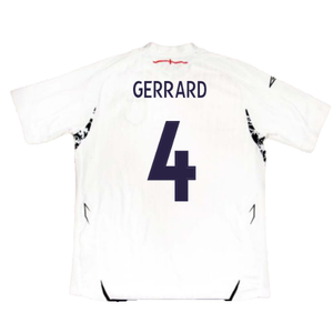 England 2007-09 Home Shirt (Very Good) (GERRARD 4)_1