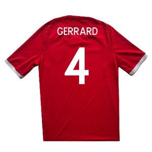 England 2009-10 Away Shirt (M) (Excellent) (GERRARD 4)_1