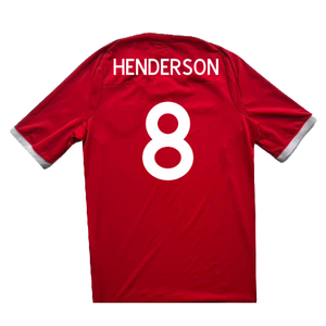 England 2009-10 Away Shirt (XL) (Excellent) (HENDERSON 8)_1