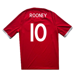 England 2009-10 Away Shirt (M) (Excellent) (ROONEY 10)_1