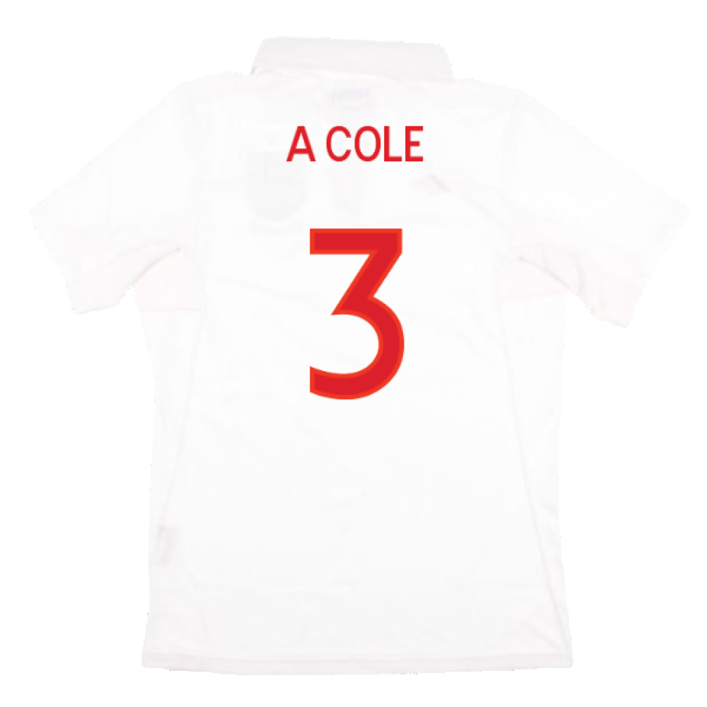 England 2009-10 Home Shirt (M) (Very Good) (A COLE 3)_1