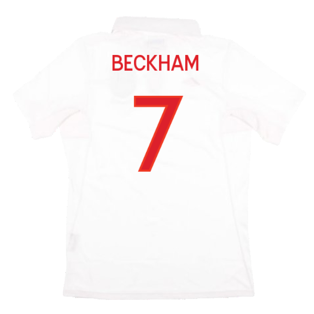 England 2009-10 Home Shirt (XL) (Excellent) (BECKHAM 7)_1