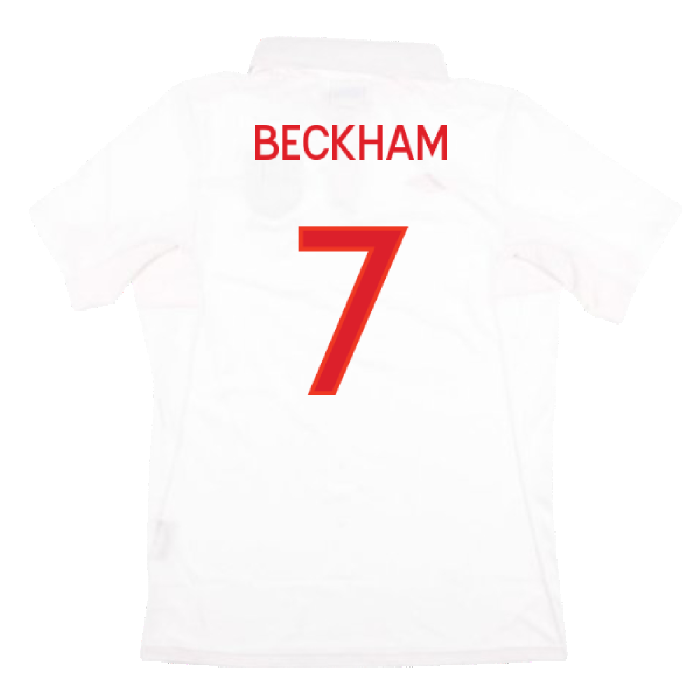 England 2009-10 Home Shirt (M) (Very Good) (BECKHAM 7)_1