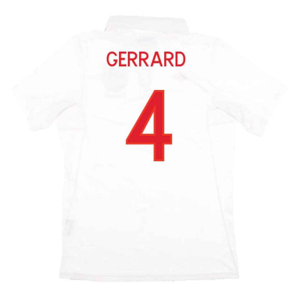 England 2009-10 Home Shirt (2XL) (Fair) (GERRARD 4)_1