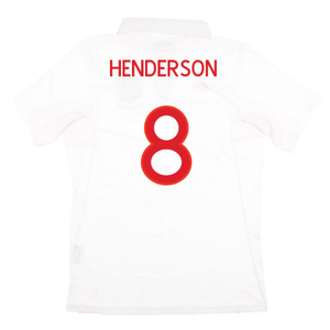 England 2009-10 Home Shirt (With South Africa Badge Detail) (Medium Boy) (Very Good) (HENDERSON 8)_1