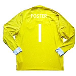 England 2010-11 Goalkeeper Home Shirt (M) #1 (Excellent) (Foster 1)_1