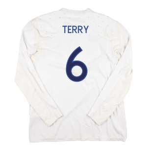 England 2010-11 Long Sleeve Home Shirt(M) (Good) (TERRY 6)_1