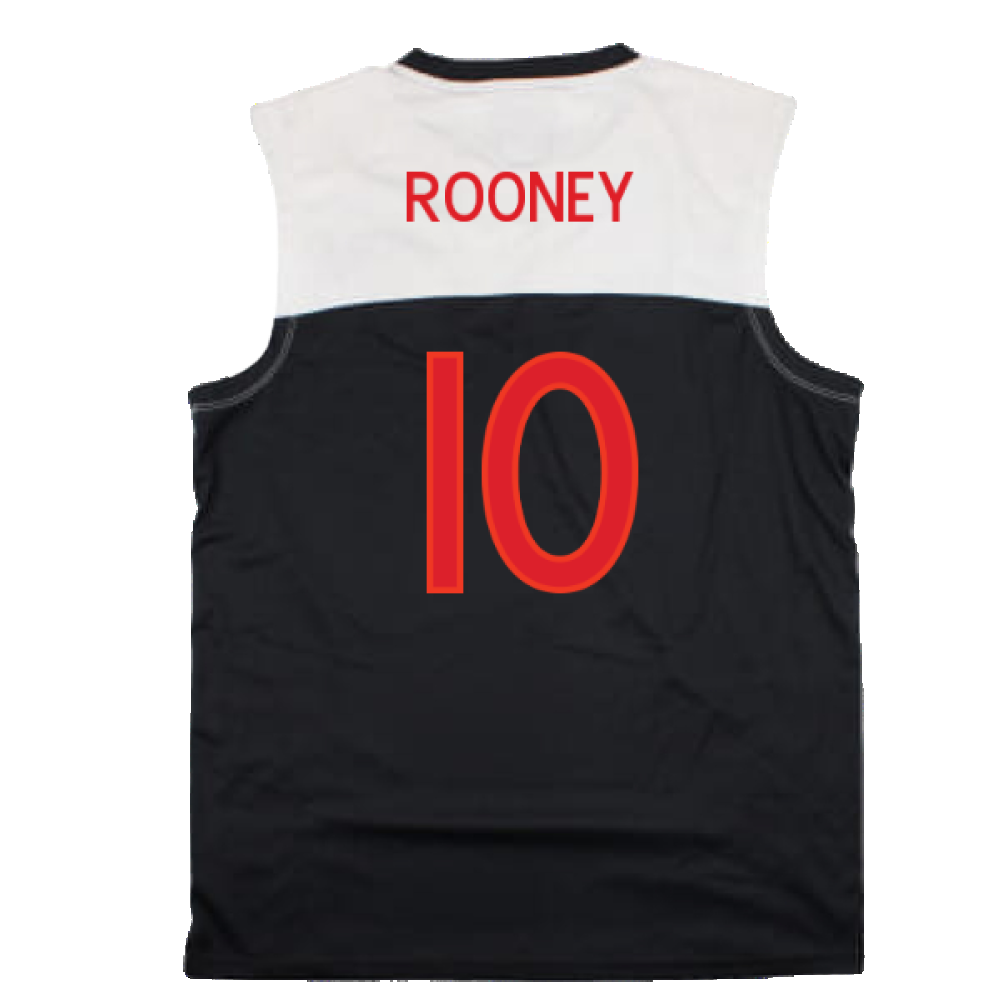 England 2010-11 Umbro Training Vest (L) (Excellent) (ROONEY 10)_1