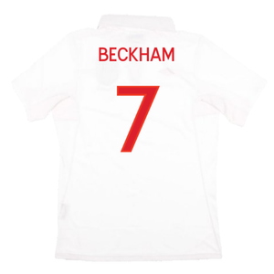 England 2010-12 Home Shirt (S) (Very Good) (BECKHAM 7)_1