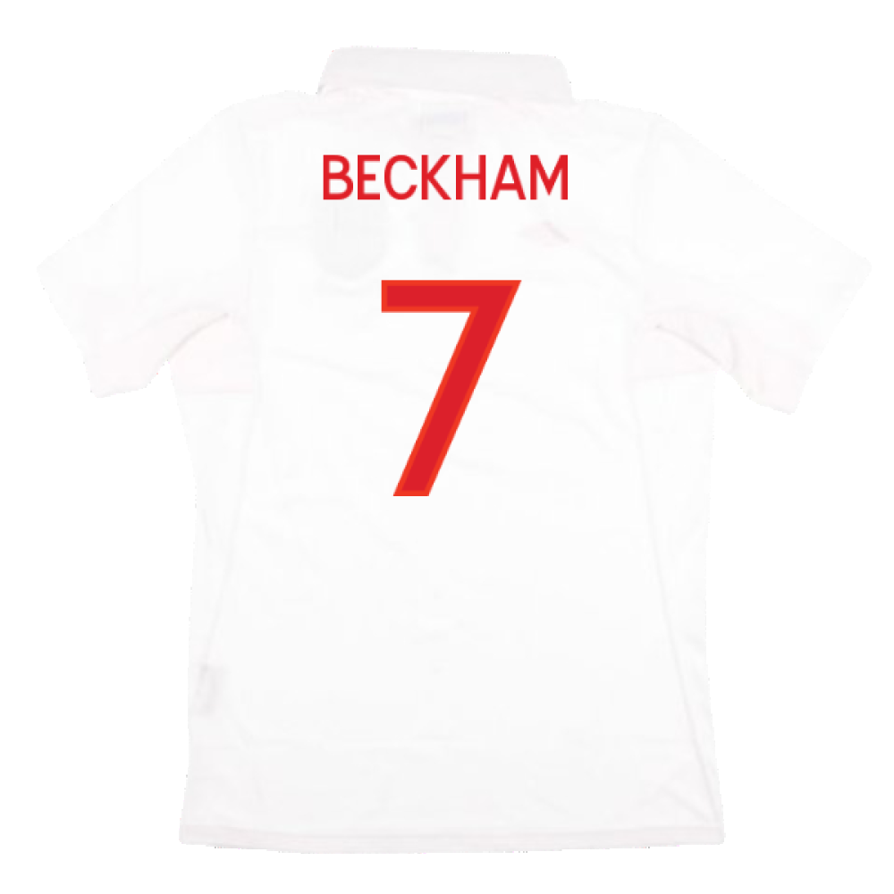 England 2010-12 Home Shirt (M) (Good) (BECKHAM 7)_1