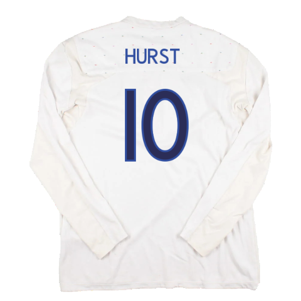 England 2010-12 Long Sleeve Home Shirt (L) (Excellent) (HURST 10)_1