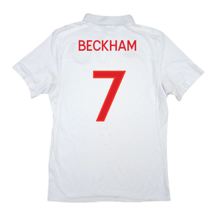 England 2010-2011 Home Shirt (XL) (Excellent) (BECKHAM 7)_1