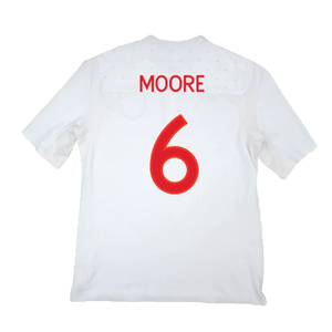 England 2010-11 Home Shirt (M) (Good) (Moore 6)_1