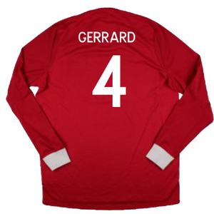 England 2010-11 Away Shirt (M) (Excellent) (GERRARD 4)_1