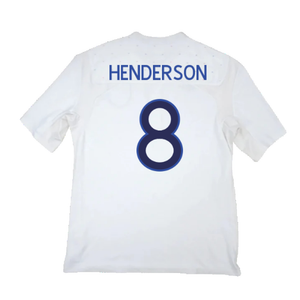 England 2009-10 Home Shirt (XXXL) (Fair) (Henderson 8)_1