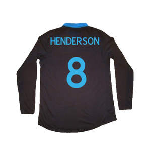 England 2011-2012 Long sleeve Away Shirt (XL) (Excellent) (Henderson 8)_1