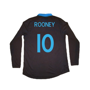 England 2011-2012 Long sleeve Away Shirt (XL) (Excellent) (Rooney 10)_1