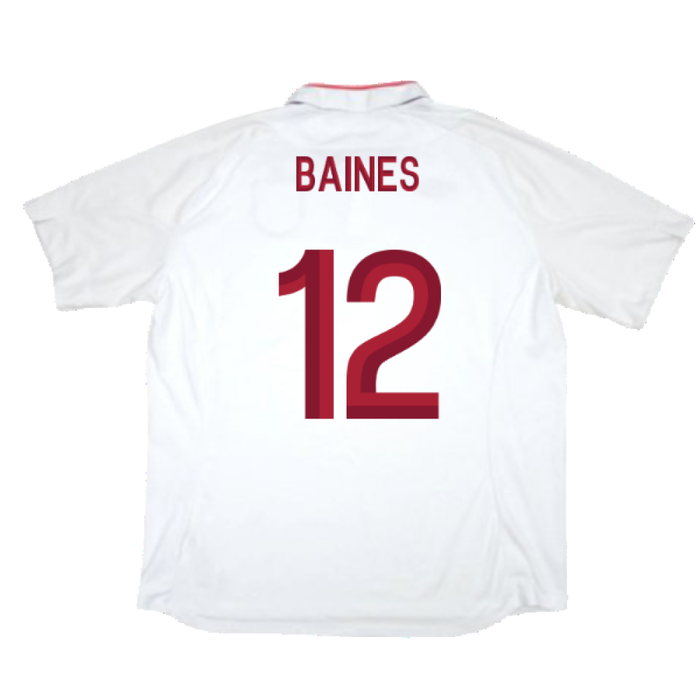 England 2012-13 Home Shirt (3XL) (Excellent) (Baines 12)