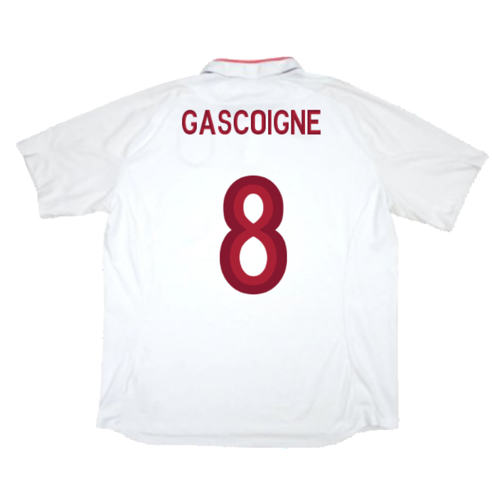 England 2012-13 Home Shirt (L) (Fair) (Gascoigne 8)_1