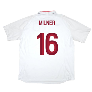 England 2012-13 Home Shirt (XL) (Mint) (Milner 16)_1