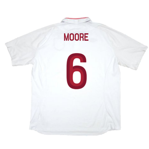 England 2012-13 Home Shirt (XL) (Very Good) (Moore 6)_1