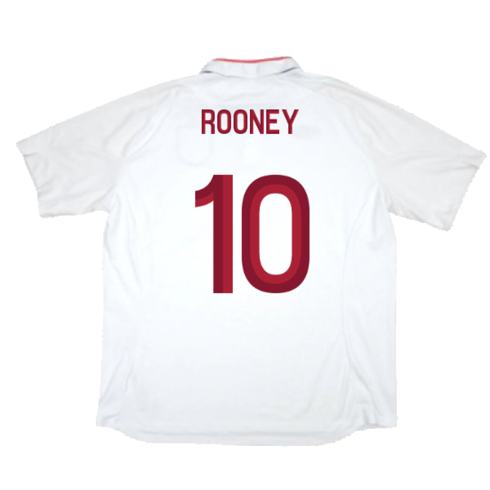 England 2012-13 Home Shirt (L) (Very Good) (Rooney 10)_1