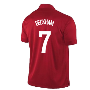 England 2013-14 Away Shirt (XL Boys) (Excellent) (BECKHAM 7)_1