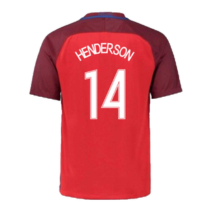 England 2016-17 Away Shirt (S) (Very Good) (Henderson 14)_1