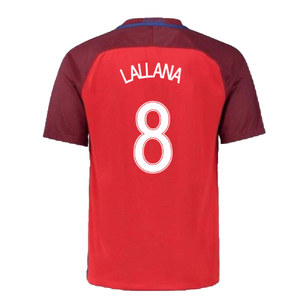 England 2016-17 Away Shirt (XLB) (Excellent) (Lallana 8)_1