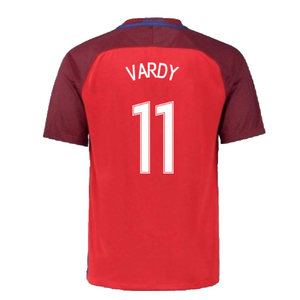 England 2016-17 Away Shirt (S) (Very Good) (Vardy 11)_1