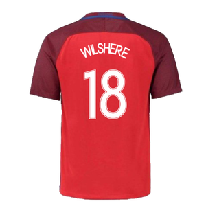 England 2016-17 Away Shirt (S) (Very Good) (Wilshere 18)_1