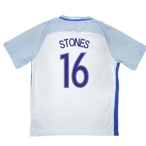 England 2016-17 Home Shirt (L) (Stones 16) (Very Good)_1