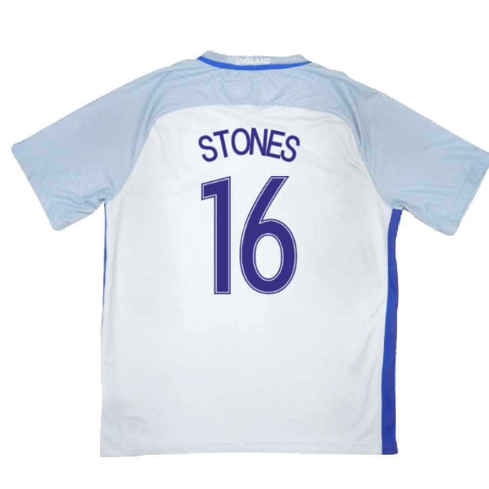 England 2016-17 Home Shirt (Very Good) (Stones 16)_1