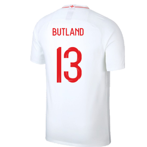 England 2018-19 Home Shirt (S) (Very Good) (Butland 13)_1