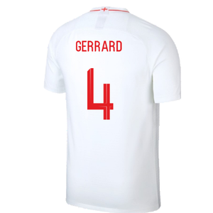 England 2018-19 Home Shirt (S) (Very Good) (Gerrard 4)_1