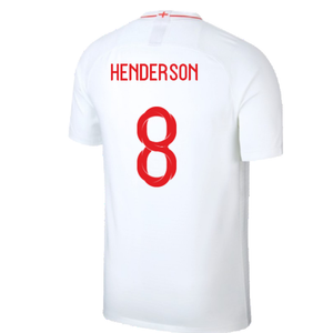 England 2018-19 Home Shirt (S) (Very Good) (Henderson 8)_1