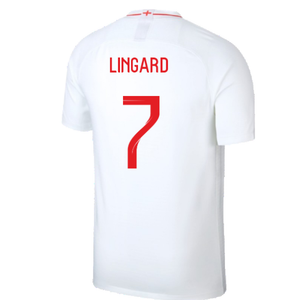 England 2018-19 Home Shirt (S) (Very Good) (Lingard 7)_1