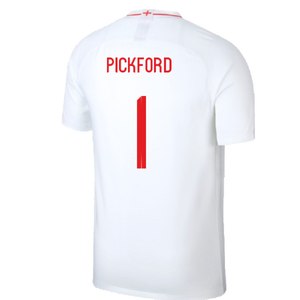 England 2018-19 Home Shirt (S) (Very Good) (Pickford 1)_1