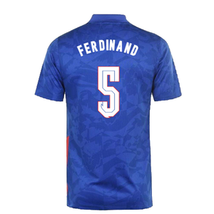 England 2020-21 Away Shirt (Small Boys) (Excellent) (FERDINAND 5)_1