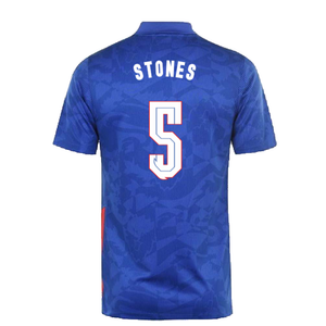 England 2020-21 Away Shirt (Small Boys) (Excellent) (Stones 5)_1