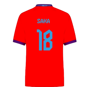 England 2022-2023 Away Shirt (XLB) (SAKA 18) (Excellent)_1