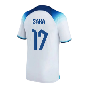 England 2022-2023 Home Shirt (Baby) (3-6 Months) (Excellent) (Saka 17)_1