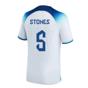 England 2022-2023 Home Shirt (Kids) (MB) (Excellent) (Stones 5)_1