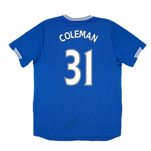 Everton 2009-10 Home Shirt (XL) (Good) (Coleman 31)_1