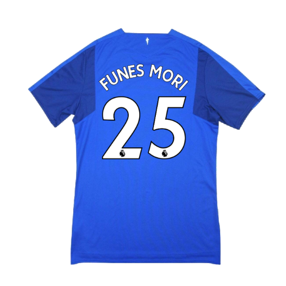 Everton 2017-18 Home Shirt (Good Condition) (L) (Funes Mori 25)_2